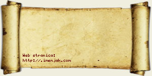 Georgina Balzamović vizit kartica